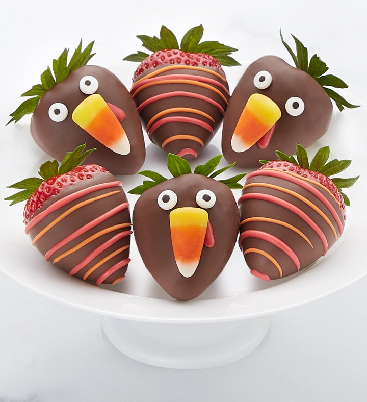 Happy Turkey Day™ Dipped Strawberries